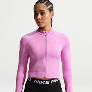 Nike Pro Women's Full-Zip Training Top. Nike.com